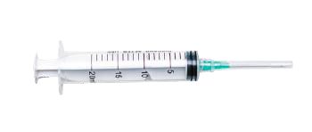 Seringue 2,5 cc, 5 cc, 10 cc et 20 cc