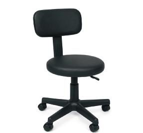 Tabouret avec dossier à hauteur variable