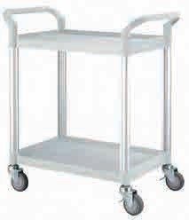 Chariot de soins 2 plateaux avec poignées KWF – Mobilier d'hospitalisation à Abidjan