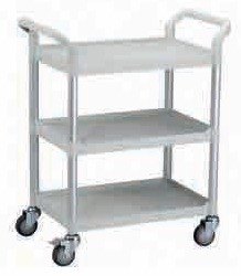Chariot de soins 3 plateaux avec poignées KWF – Mobilier d'hospitalisation à Abidjan