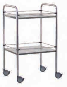 Chariot de soins inox 2 plateaux KWF – Mobilier d'hospitalisation à Abidjan