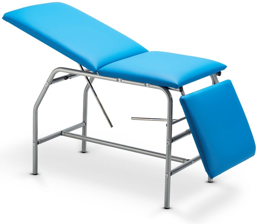 Divan d’examen 2 sections avec repose-jambes Titanox – Mobilier de consultation à Abidjan