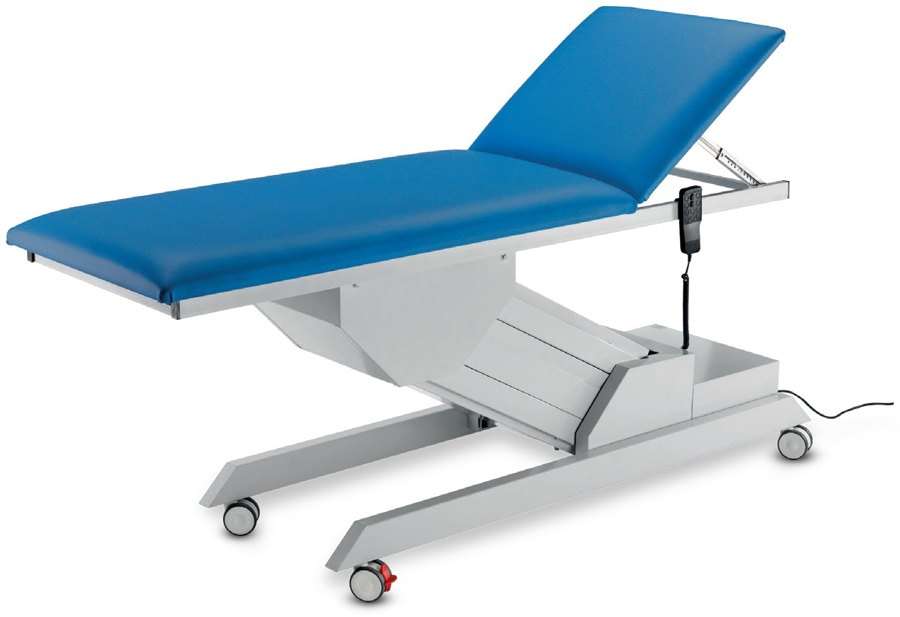 Divan d’examen électrique à hauteur variable Titanox – Mobilier de consultation à Abidjan