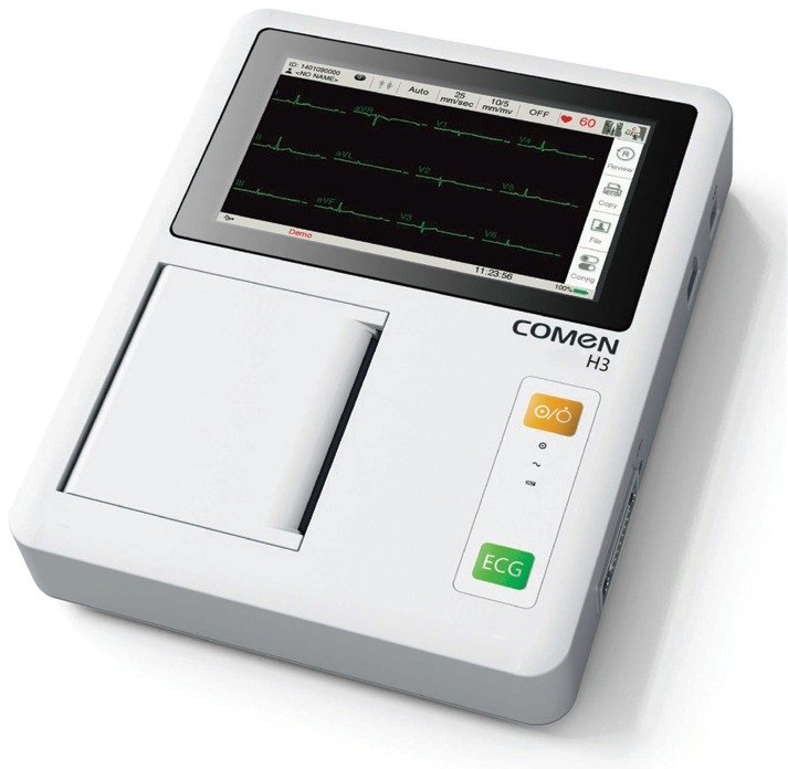 Électrocardiographe portable 3/6 canaux Comen H3