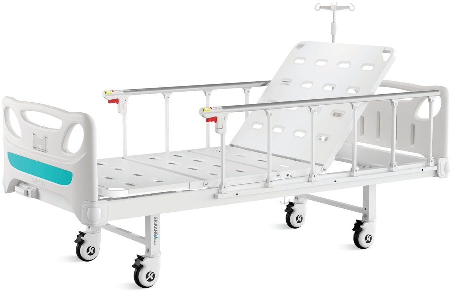 Lit d’hôpital manuel 2 sections K2K – Mobilier d'hospitalisation à Abidjan